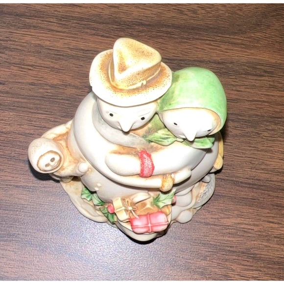 Harmony Kingdom Snowdonia Fields Snowmen Holiday Trinket Box Retired‎ NIB - Picture 11 of 12